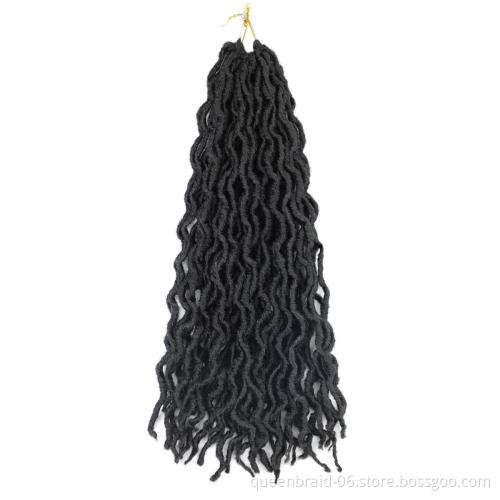Synthetic Chemical Fiber Hair Gypsy Goddess Loves Hair Soft Wavy Curls Crochet Braids Artificial Crochet Hair